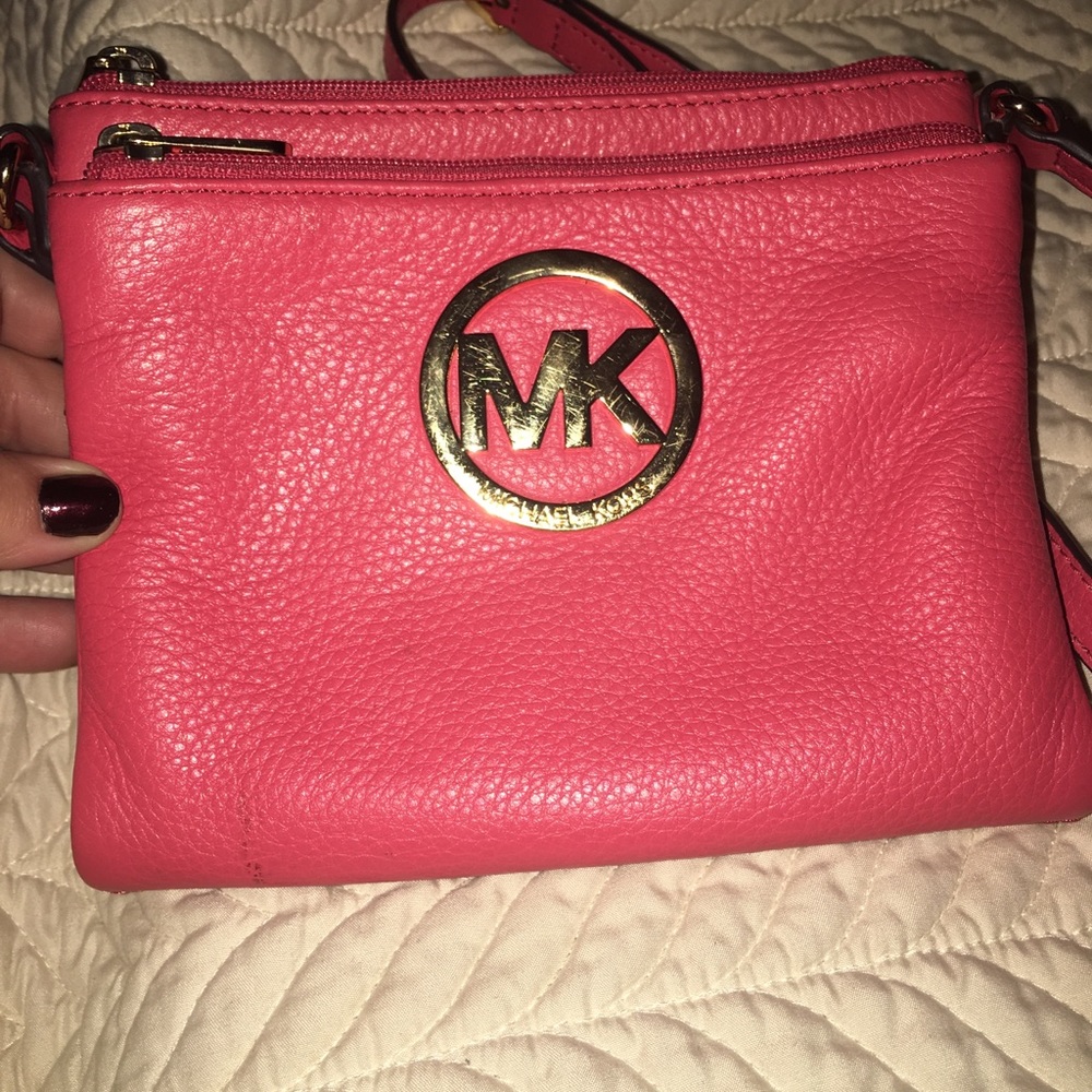 Michael Kors leather cross body